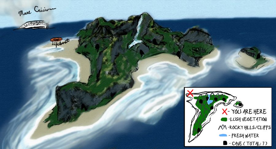 island map 1 (unexplored)