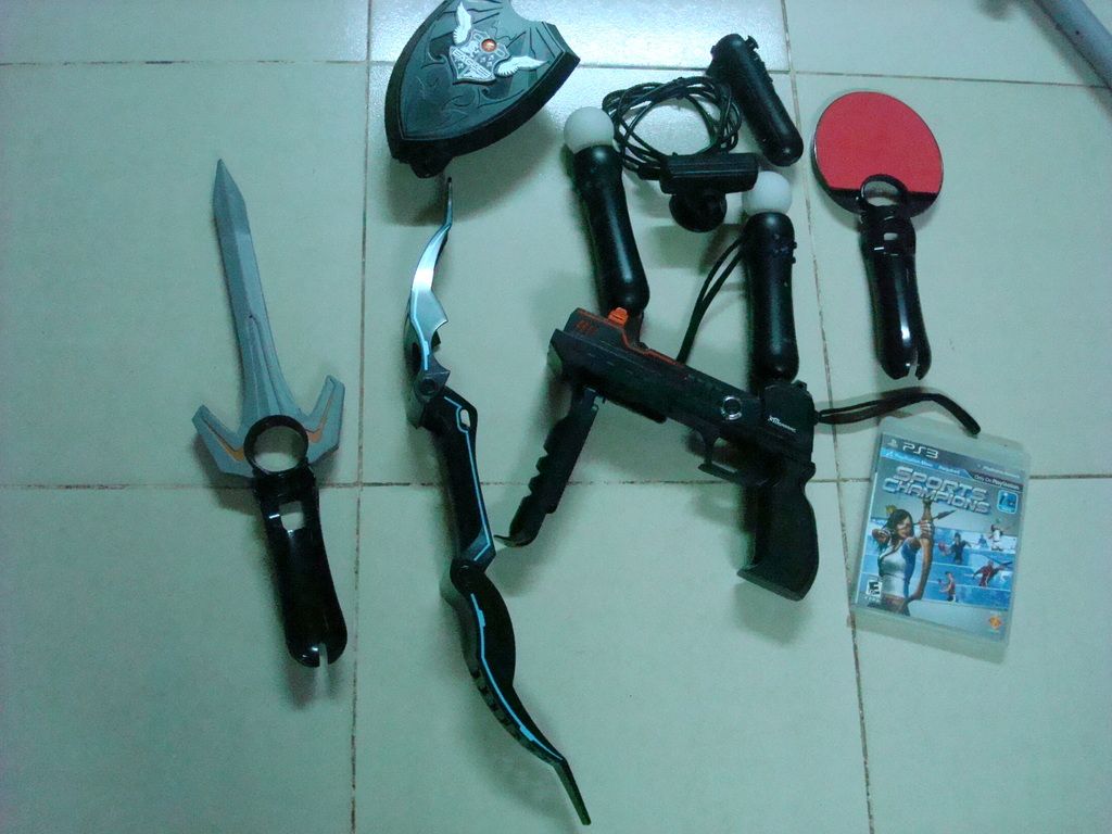 Trọ bộ phụ kiện PS3 new 99% không thiếu thứ gì