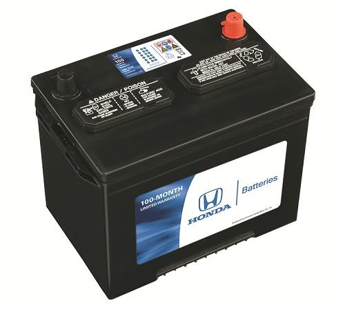 Honda car battery 100 month warranty #7