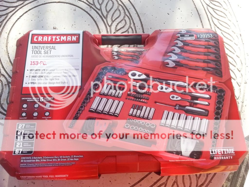 On Sale Trail Tool Set: Craftsman 153PC Universal MTS Set $119.96 ...