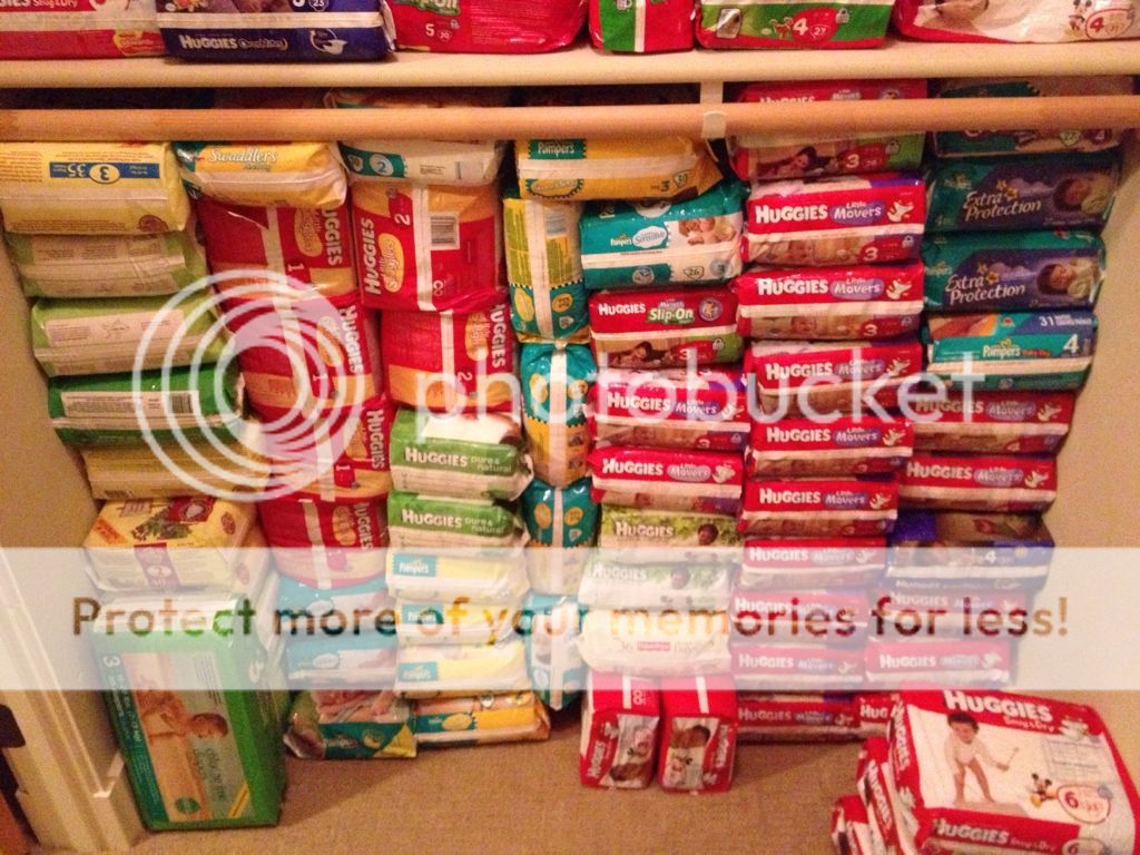 Diaper stockpiles show me yours! Page 3 BabyCenter