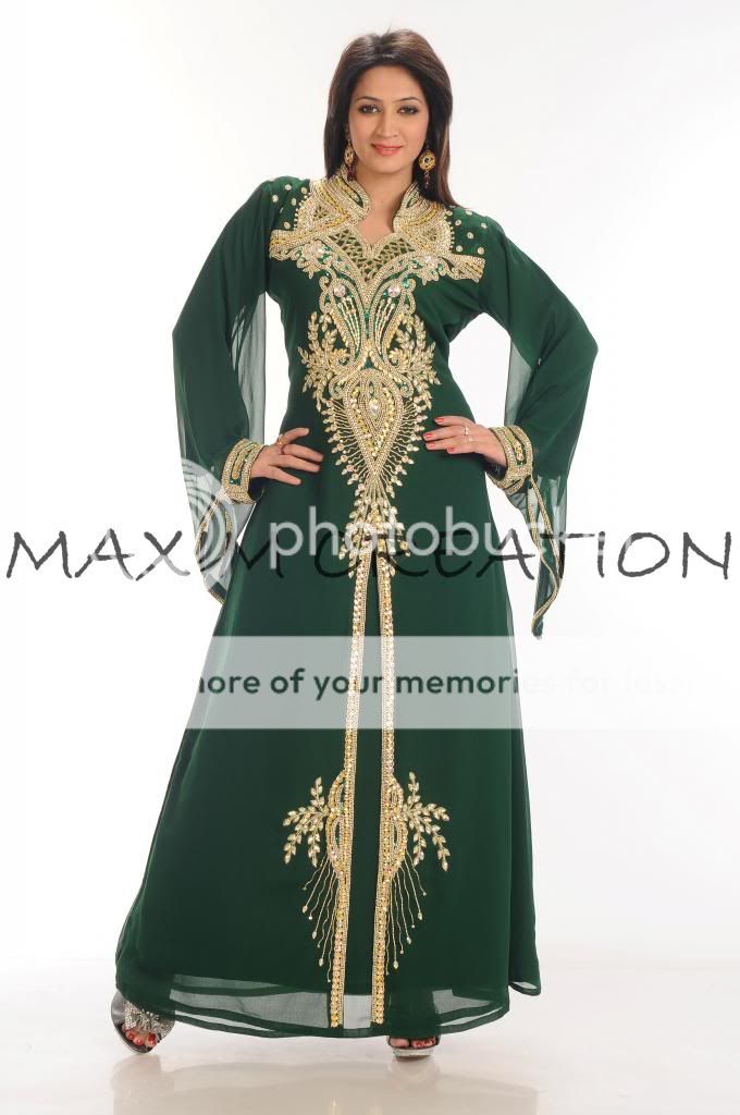 Beautiful Wedding Dress Farasha Moroccan Kaftan Dress Abaya Jilbab ...