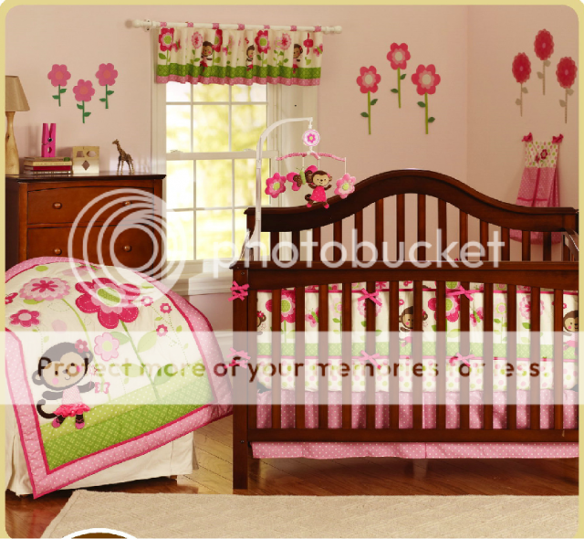New 6 Pcs Baby Crib Cot Bedding Set Quilt Bumper Sheet Dust Ruffle
